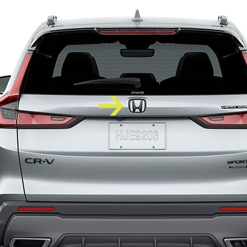 Honda Rear Black "H" Emblem (CRV Hybrid) 08F20-3A0-100D
