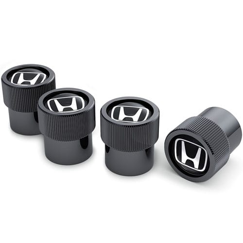Honda Stem Caps "H" Mark - Black 08W48-PL4-100A